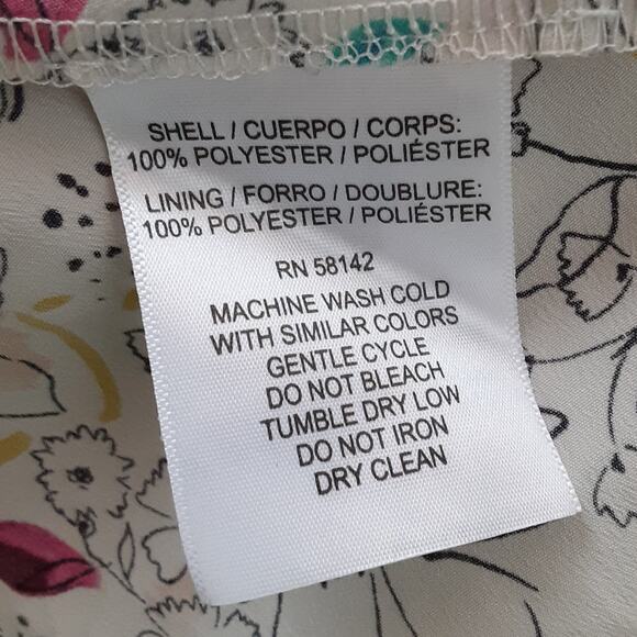 Clover and Sloane Off The Shoulder Floral Fit & Flare Dress Puff Sleeve Women XS - Picture 7 of 10